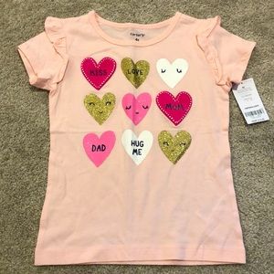 🌷5/$20 Carter’s Heart Shirt
